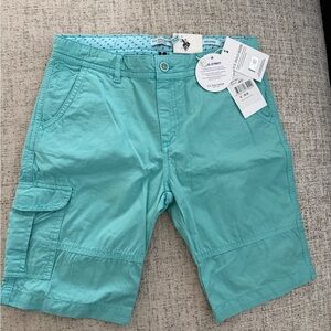 U.S. Polo Assn. Boys Aqua Cargo Shorts